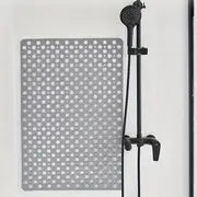 1pc Bathroom Non-Slip Mat With Suction Cup, Round Hole Design, Bathroom Massage Ring, Quick Drain, Suitable For Shower Room, Hotel Toilet, Toilet, Bathtub And More, Bathroom Accessories ,Bathroom Decor fall decor , Bathroom decorations, bath/shower mat
