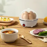 1pc Egg Cooker Automatic Power Off Home Small 1-person Multi-Functional Steamed Egg Custard Boiled Egg Machine Breakfast Artifact