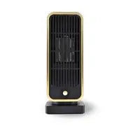 Portable Ceramic Space Heater - 500W Mini Electric Heater with Thermostat for Fast, Quiet, and Energy Efficient Heating - Safe and Secure for Indoor Office and Home Use