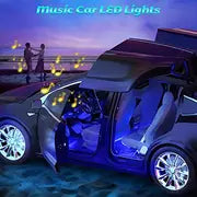 Brighten Up Your Car with 48RGB LED Lights - App Controlled, USB Powered, and Music Synced!