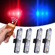16 LEDs Strobe Light Wireless Car Emergency Flashing Light Car LED 12V Trailer Truck Strobos Police Warning Light Auto Diode Lamp