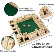 1pc Fun And Exciting Dice Board Game For 4 Players,Perfect For Family Gatherings And Parties,Christmas, Halloween Gift