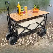 1pc Cart Folding Table Board, Outdoor Camping Table, Small Cart Table Board, Folding Cart Cover Board