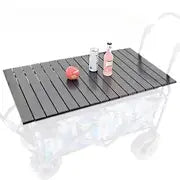 1pc Cart Folding Table Board, Outdoor Camping Table, Small Cart Table Board, Folding Cart Cover Board