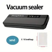 Automatic Vacuum Sealing Machine, Compression Sealing Machine With 10/50/100pcs Bags