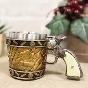 1pc, Stainless Steel Bullet Pattern Beer Mug - Perfect for Summer and Winter Drinks, Coffee, and Water - Ideal Gift for Birthdays and Home Kitchen Use