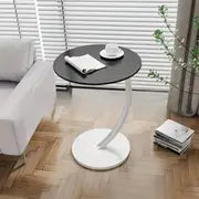 1pc Movable Small Table, Coffee Table Sofa Edge Table Creative Modern Simple Small Table, Household Balcony Bedside Small Table, Home Organization And Storage Supplies For Kitchen Bathroom Bedroom Living Room Dorm Office