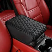 1pc Armrest Box Heightening Pad, Car Central Armrest Box Protection Pad, Car Center Control Premium Universal Elbow Support With Storage Bag