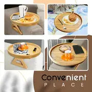 Stable Sofa Armrest Table: 1pc Tray Armrest Table Clip For Tray Sofa Table, Perfect For Small Spaces, Automatic Fixing Table Plate, Great Gift For Family & Friends!