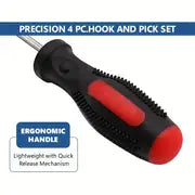 10pcs Pick & Hook Set Extra Long O-Ring & Seal Remover Soft Grip Assorted Shapes