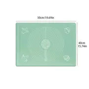 1pc Kitchen Thickened Kneading Mat , 19.7 X 15.7in, BPA Free Non-Stick, And Non-Slip Table Baking Mat, Silicone Baking Mat For Pizza And Cake Pastry Dough, Household Supplies