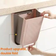 1pc Garbage Can, Hanging dustbin, Household Foldable Cabinet Door Classification Multifunctional Garbage Can For Office Car Bathroom