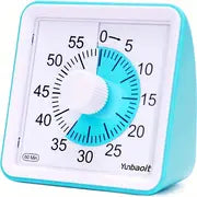 1pc, Visual Analog Silent Countdown Timer for Students, Teachers, Cooking, Baking, Sports, Games, and Office Use - Perfect Kitchen and Bedroom Gadget for Time Management