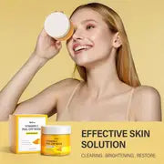 Vitamin C Peel Off Face Mask Peel Off Mask With Turmeric Blackhead Remover & Deep Cleansing Face Peel Mask Vitamin C Exfoliating Face Mask For Blackheads Large Pores Dirts Oil