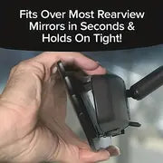 1pc Car Wide Angle Rearview Mirror Curved Interior Large Field Of View Inside Mirror Blind Area Auxiliary Mirror
