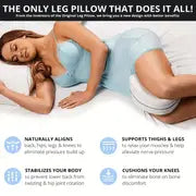 1pc Leg And Knee Foam Support Pillow Leg Pillow, For Sciatica, Back, Hips, Knees, Joints