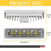 2pcs 72W 20000LM LED Work Light Bar, Led Fog Light 6 Inch Off Road Light Waterproof For Jeep Boat UTV Truck ATV