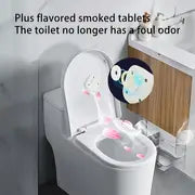 1pc Led Uv Flush Toilet Disinfection Lamp With Incense, Family Generation Mini Air Purifier, Toilet Deodorizer, Home Usb Charging, Toilet Supplies, Germicidal Lamp