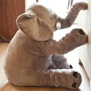 1pc Elephant Design Pet Grinding Teeth Plush Toy Durable Chew Toy For Dog Interactive Supply
