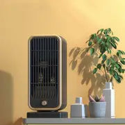 Portable Ceramic Space Heater - 500W Mini Electric Heater with Thermostat for Fast, Quiet, and Energy Efficient Heating - Safe and Secure for Indoor Office and Home Use