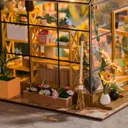 Three-dimensional Jigsaw Puzzle Assembly Model Wooden Dollhouse Kit Miniature Diy Small House Making Room Toys, Home Bedroom Decorations With Furniture Wooden Crafts,Halloween,Christmas Gift
