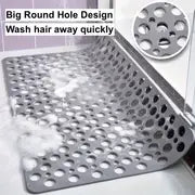 1pc Bathroom Non-Slip Mat With Suction Cup, Round Hole Design, Bathroom Massage Ring, Quick Drain, Suitable For Shower Room, Hotel Toilet, Toilet, Bathtub And More, Bathroom Accessories ,Bathroom Decor fall decor , Bathroom decorations, bath/shower mat