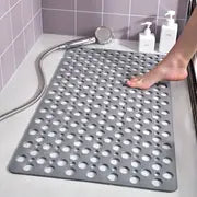 1pc Bathroom Non-Slip Mat With Suction Cup, Round Hole Design, Bathroom Massage Ring, Quick Drain, Suitable For Shower Room, Hotel Toilet, Toilet, Bathtub And More, Bathroom Accessories ,Bathroom Decor fall decor , Bathroom decorations, bath/shower mat