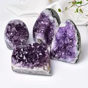 1pc Natural Amethyst Cluster Ornament, Amethyst Cave Raw Stone , Mysterious Gemstone Single 100g-300g, Ideal choice for Gifts