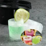 1pc Silicone Shot Glass Ice Molds 4 Cavities Ice Cube Tray For Freezer Ice Gun Shot Glass Molds Reusable Whiskey Glass Ice Cubes Hold 1oz 1.3inch Ice Gun Glass Molds And Trays Each