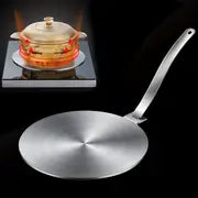 1pc, Heat Diffuser Stainless Steel Heat Conduction PlateHeat Conduction Plate Heat Conduction Plate With Handle Detachable Thawed Heat Insulation Plate Kitchen Tools