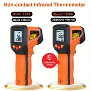 1pc Digital Infrared Thermometer Gun-Handheld Heat Temperature Gun For Cooking, Pizza Oven, Grill & Engine - Laser Surface Temp Reader NOT For Humans