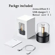 120ML Aroma Diffuser: Enjoy a Noiseless, Candlelight Flame Air with Auto-Off Protection for Home, Office, Spa, Yoga & Bedroom!