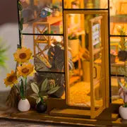 Three-dimensional Jigsaw Puzzle Assembly Model Wooden Dollhouse Kit Miniature Diy Small House Making Room Toys, Home Bedroom Decorations With Furniture Wooden Crafts,Halloween,Christmas Gift