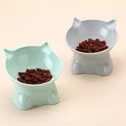 Protect Your Kitten's Neck With A Raised Plastic Food Bowl