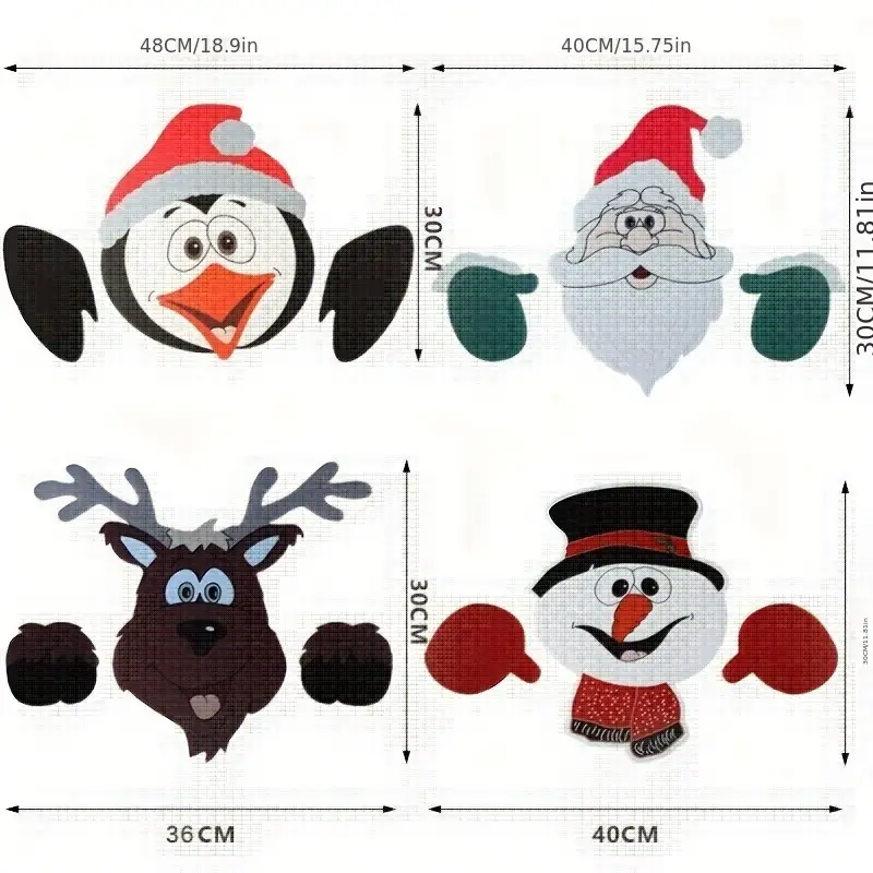 Spread Holiday Cheer With This Adorable Santa Claus Fence Peeker Decoration!