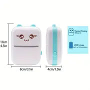 Compact & Wireless Portable Mini Printer For Photos, Labels, Receipts & More - Compatible With IOS & Android