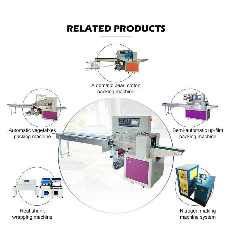 Automatic Horizontal commodity Packing Machine hotel disposable slipper Pillow Packing Machine