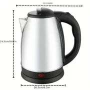 2000ml, 304 Stainless Steel Electric Kettle With Large Capacity And Automatic Shut-Off - Perfect For Home, Hotel, And Guest House Use