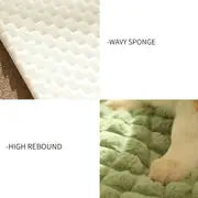 Cozy Pet Beds For Small, Medium & Large Dogs - Soft Plush With Neck Pillow & Non-Slip Bottom For Winter Sleeping
