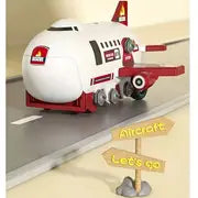 Airplane Toys Construction Toys Car Carrier Vehicle Toy Set Truck Alloy Car Toys Transport Cargo Airplane Birthday & Christmas Gift