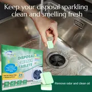 24pcs Garbage Disposal Cleaning Tablets, Foam Garbage Disposal Cleaner And Deodorant, Household Garbage Disposal Cleaner, Sink Cleaner And Deodorant, Kitchen Drain Cleaner