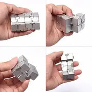 New Version Finger Toys - Metal Infinity Cube Ultra Durable Sensory Gifts For Adults And Teens Kids Christmas、Halloween、Thanksgiving Gift Halloween、Christmas gift、Thanksgiving Day