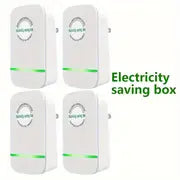 4pcs Electricity Saving Box, Power Saver Watt Save, Stop Watt Energy Saving Device Power Save Electricity Saving Box Household Office Market Device