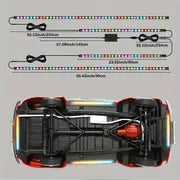 16 Million Dream Colors Chasing - Underglow Kit For Cars, SUVs & Trucks With App & Remote Control