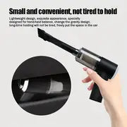 Dual Use 120W Handheld Car Vacuum Cleaner - Strong Suction, Cordless & Portable