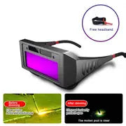 1pc Automatic Dimming Welding Glasses Light Change Auto Darkening Anti- Eyes Shield Goggle For Welding Masks EyeGlasses Accessories