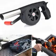 Portable Hand-Operated Blower For BBQ, Camping, And Fire Making - Efficient And Easy-to-Use Stove Accessory