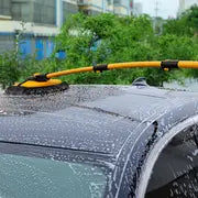 Car Cleaning Brush Car Wash Brush Telescoping Long Handle Cleaning Mop Chenille Broom Auto Accessories Microfiber Adjustable Length Car Clean Brush