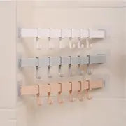 Maximize Your Kitchen Storage with These 6 Hook Wall Hangers - 2pcs!