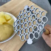 1pc, Stainless Steel Potato Masher with Non-Slip Handle - Manual Fruit and Vegetable Crusher and Ricer - Kitchen Gadget for Easy and Smooth Mashing
